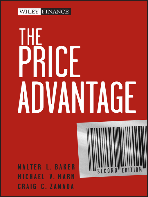 Title details for The Price Advantage by Walter L. Baker - Wait list